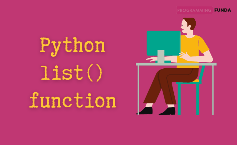 Python list() Function » Programming Funda