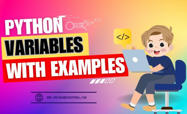 Python Variables With Examples Programming Funda