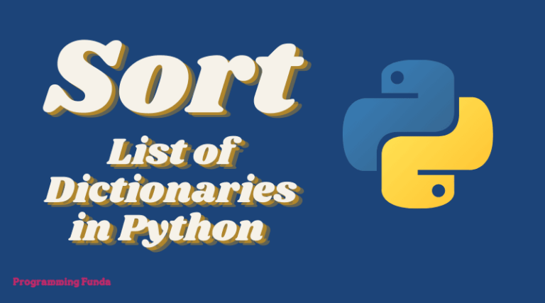 how-to-sort-the-list-of-dictionaries-by-value-in-python