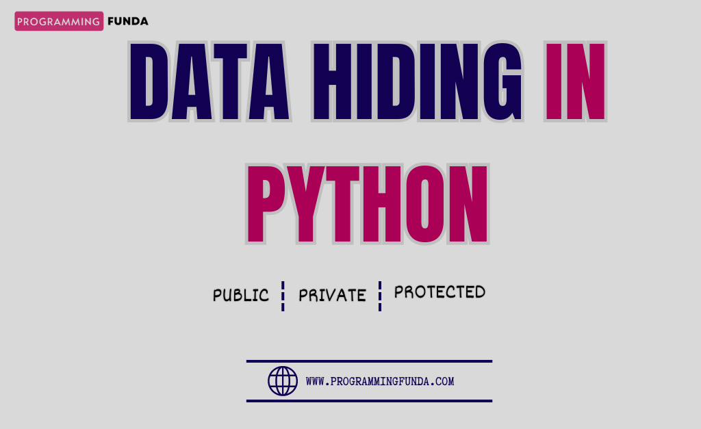 Data Hiding in Python