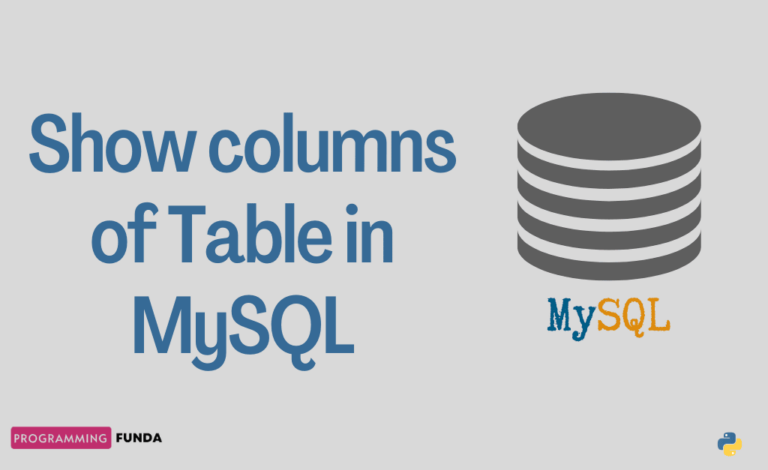 how-to-show-columns-of-a-table-in-mysql