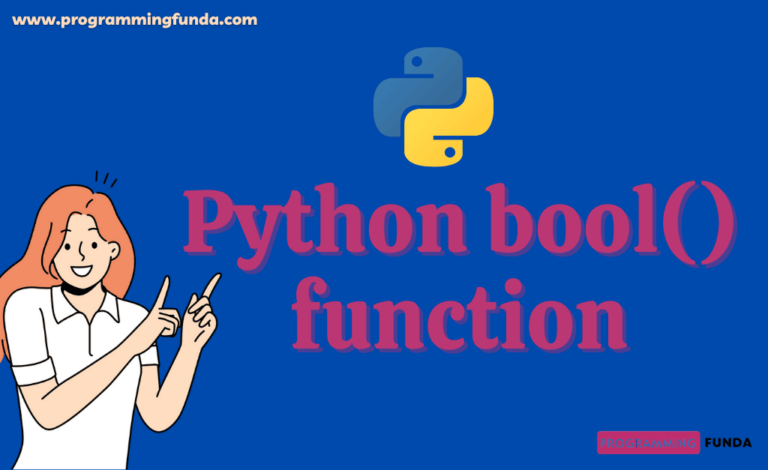 Python Bool Function Programming Funda