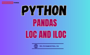 loc and iloc in Pandas