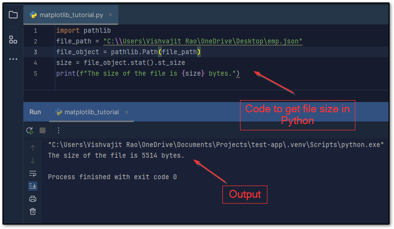 Get File Size in Python