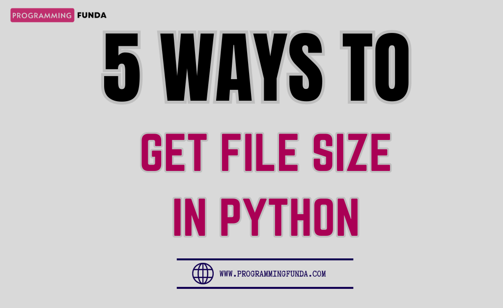 Get file size in Python