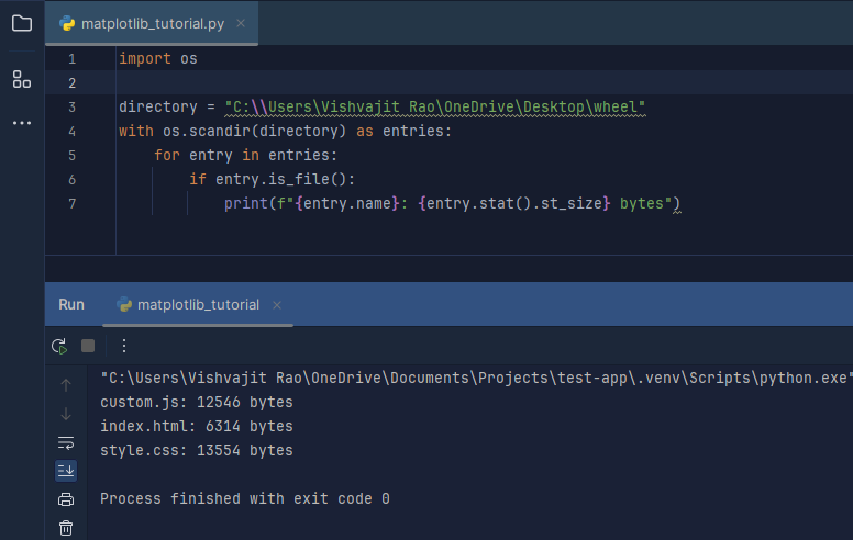 Get File Size in Python