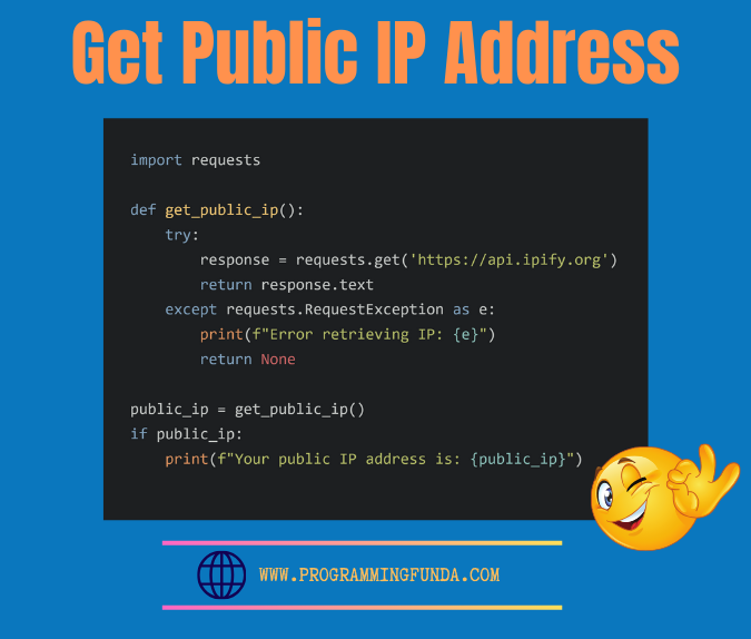 Get Public IP Address Using Python 